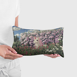 Подушка-антистресс Единорог на фоне сирени, цвет: 3D-принт — фото 2
