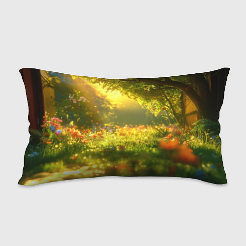 Подушка-антистресс Единорог в летнем лесу / 3D-принт – фото 2