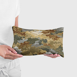 Подушка-антистресс Золотистый камуфляж, цвет: 3D-принт — фото 2