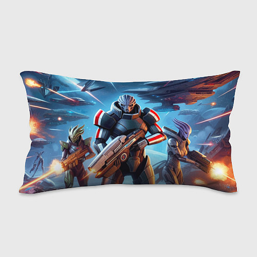 Подушка-антистресс Mass Effect - space fantasy / 3D-принт – фото 2
