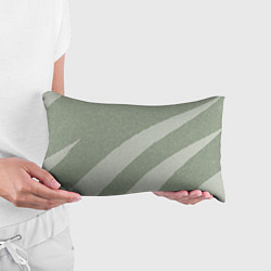 Подушка-антистресс Светлый серо-зелёный абстрактный, цвет: 3D-принт — фото 2