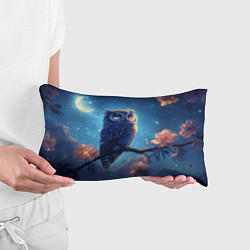 Подушка-антистресс Ночная сова на ветке, цвет: 3D-принт — фото 2