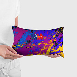 Подушка-антистресс NBA краски неон, цвет: 3D-принт — фото 2