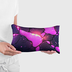 Подушка-антистресс Розовая текстура разлом плит, цвет: 3D-принт — фото 2