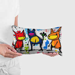 Подушка-антистресс Веселые зверята, цвет: 3D-принт — фото 2