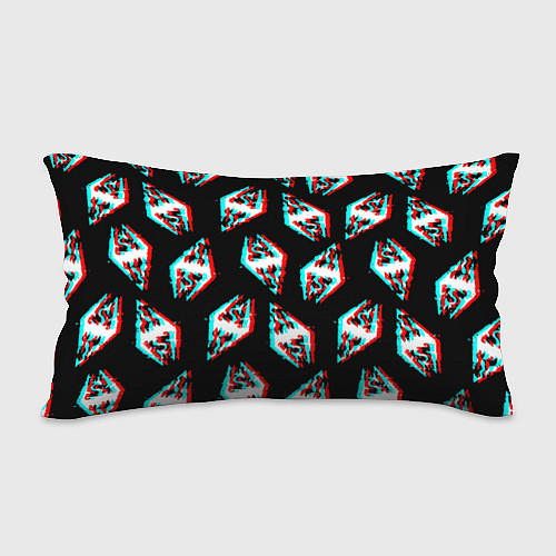 Подушка-антистресс Skyrim glitch logo patten / 3D-принт – фото 2