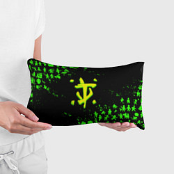 Подушка-антистресс Doom x fallout кислотное лого, цвет: 3D-принт — фото 2