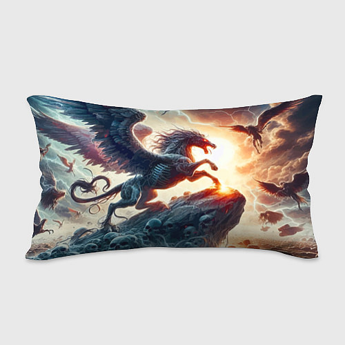 Подушка-антистресс Пегас тёмных сил - нейроарт / 3D-принт – фото 2