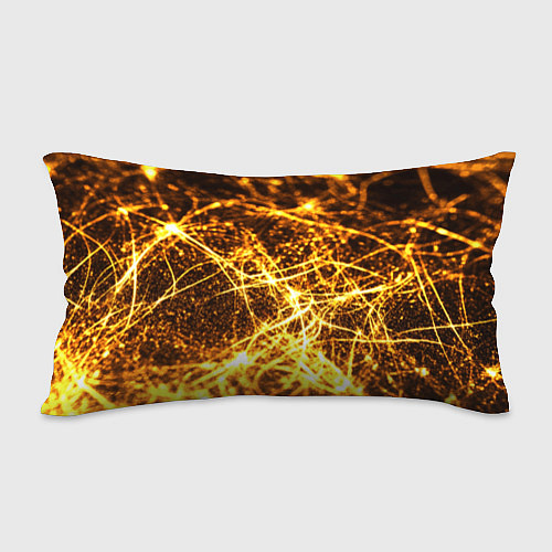 Подушка-антистресс Текстура золотые нити / 3D-принт – фото 2