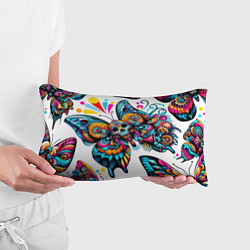 Подушка-антистресс Бабочка и череп - нейроарт паттерн, цвет: 3D-принт — фото 2