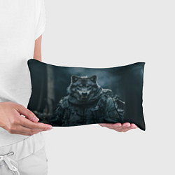 Подушка-антистресс Солдат волк, цвет: 3D-принт — фото 2