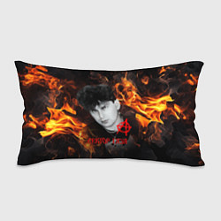 Подушка-антистресс Сектор газа огненный фон