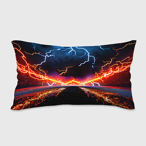 Подушка-антистресс Футбольный мяч в молниях / 3D-принт – фото 2