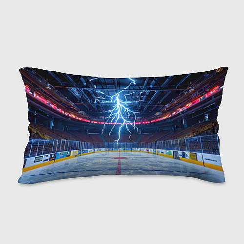 Подушка-антистресс Удар молнии в хоккейную площадку / 3D-принт – фото 2
