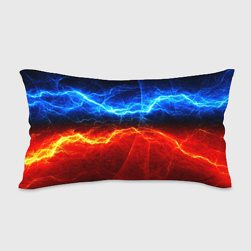 Подушка-антистресс Сектор газа молнии на фоне / 3D-принт – фото 2
