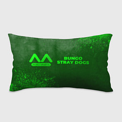 Подушка-антистресс Bungo Stray Dogs - green gradient по-горизонтали, цвет: 3D-принт