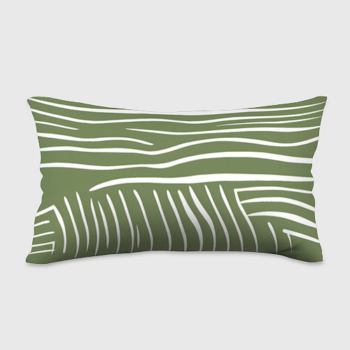 Подушка-антистресс Полоски зеленой зебры / 3D-принт – фото 2