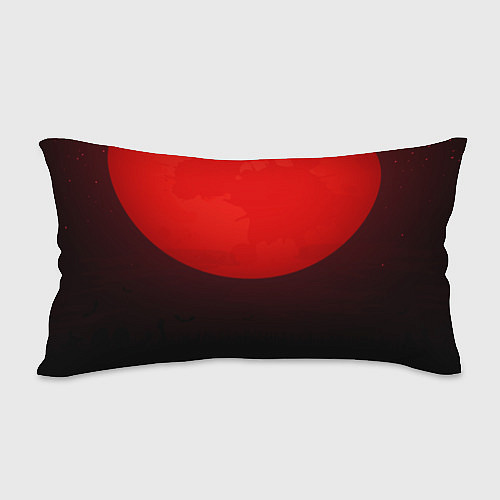 Подушка-антистресс Юрий Клинских красная луна / 3D-принт – фото 2