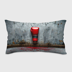 Подушка-антистресс Кикбоксеркие перчатки на сером, цвет: 3D-принт