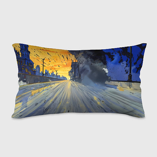 Подушка-антистресс Красная BMW на скорости / 3D-принт – фото 2