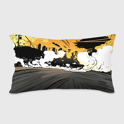 Подушка-антистресс Дрифт БМВ в стиле комикса / 3D-принт – фото 2