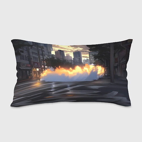 Подушка-антистресс БМВ в вечернем городе / 3D-принт – фото 2