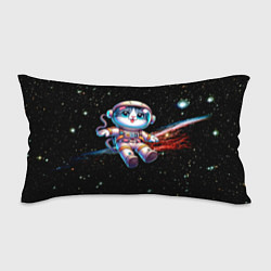 Подушка-антистресс Котёнок космонавт в открытом космосе, цвет: 3D-принт