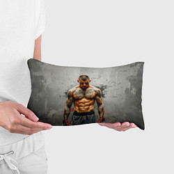 Подушка-антистресс Дастин Порье на сером, цвет: 3D-принт — фото 2