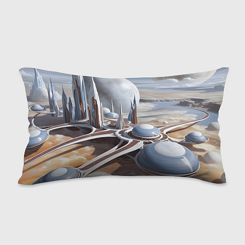 Подушка-антистресс Город на другой планете / 3D-принт – фото 2