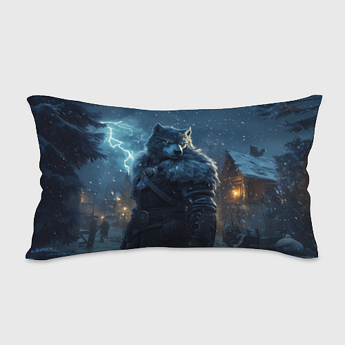 Подушка-антистресс Волк в доспехах / 3D-принт – фото 2