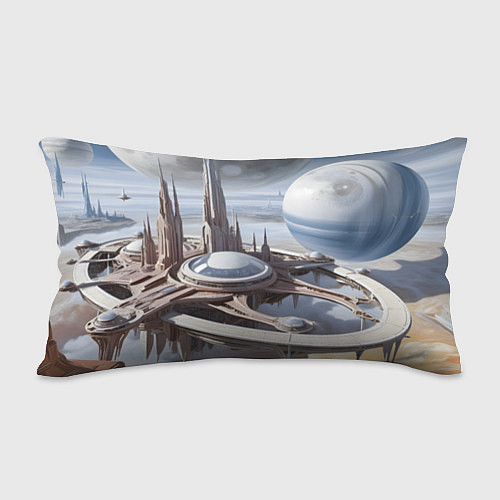 Подушка-антистресс Инопланетный город / 3D-принт – фото 2