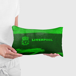Подушка-антистресс Liverpool - green gradient по-горизонтали, цвет: 3D-принт — фото 2