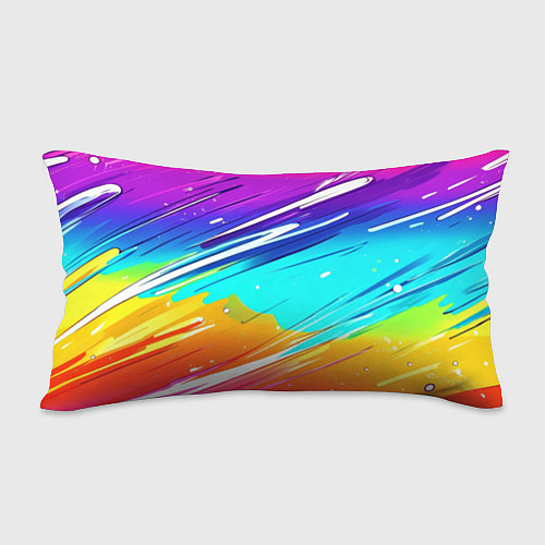 Подушка-антистресс Радужные брызги краски текстура / 3D-принт – фото 2