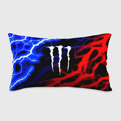 Подушка-антистресс Monster energy молнии неон, цвет: 3D-принт