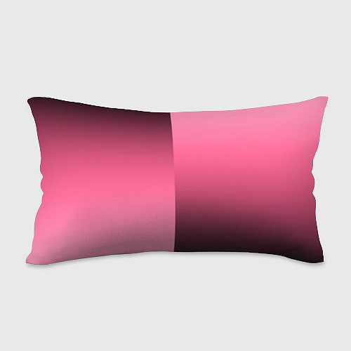 Подушка-антистресс Розовый с затемнением градиент пополам / 3D-принт – фото 2