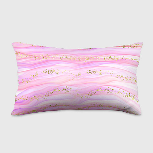 Подушка-антистресс Inzoi розовый фон с золотинками / 3D-принт – фото 2