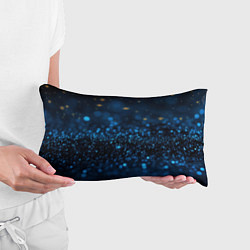 Подушка-антистресс Боке блестяшки на черном, цвет: 3D-принт — фото 2