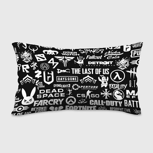 Подушка-антистресс Сталкер все логотипы игр / 3D-принт – фото 2