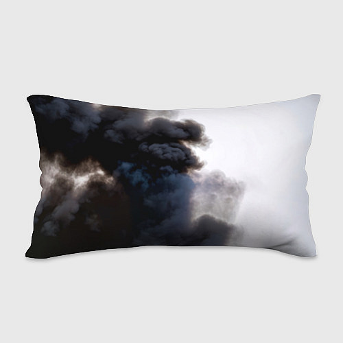 Подушка-антистресс Камень для кёрлинга в черном дыму / 3D-принт – фото 2