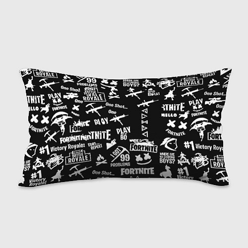 Подушка-антистресс Черно белые логотипы игр / 3D-принт – фото 2