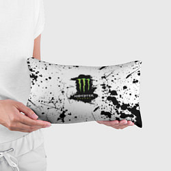 Подушка-антистресс Monster energy брызги красок, цвет: 3D-принт — фото 2