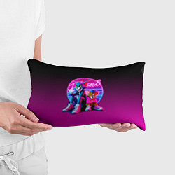 Подушка-антистресс Tom and Jerry - neon glow fantasy, цвет: 3D-принт — фото 2