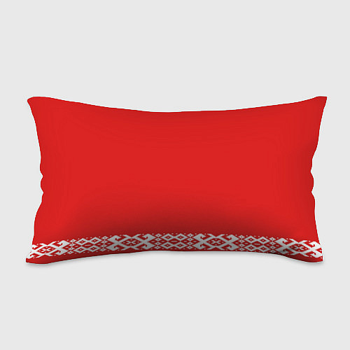 Подушка-антистресс Славянский узор на красном - вышиванка рубаха крас / 3D-принт – фото 2