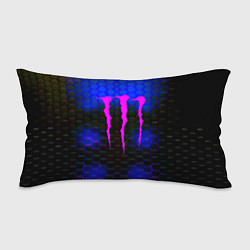 Подушка-антистресс Monster energy неоновая броня, цвет: 3D-принт