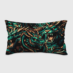 Подушка-антистресс Японские драконы ирезуми, цвет: 3D-принт