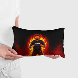 Подушка-антистресс Админ в огне, цвет: 3D-принт — фото 2