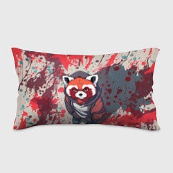 Подушка-антистресс Красная панда в капюшоне, цвет: 3D-принт