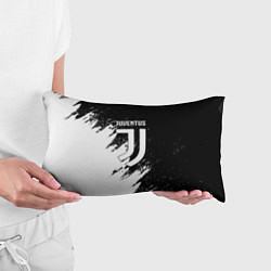 Подушка-антистресс Juventus черно белые краски, цвет: 3D-принт — фото 2
