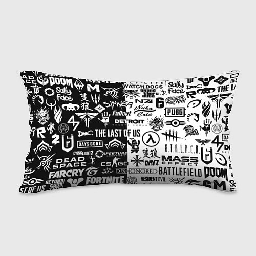 Подушка-антистресс Nasa логотипы игр / 3D-принт – фото 2