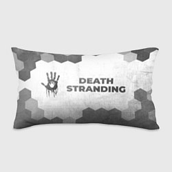 Подушка-антистресс Death Stranding - white gradient по-горизонтали, цвет: 3D-принт